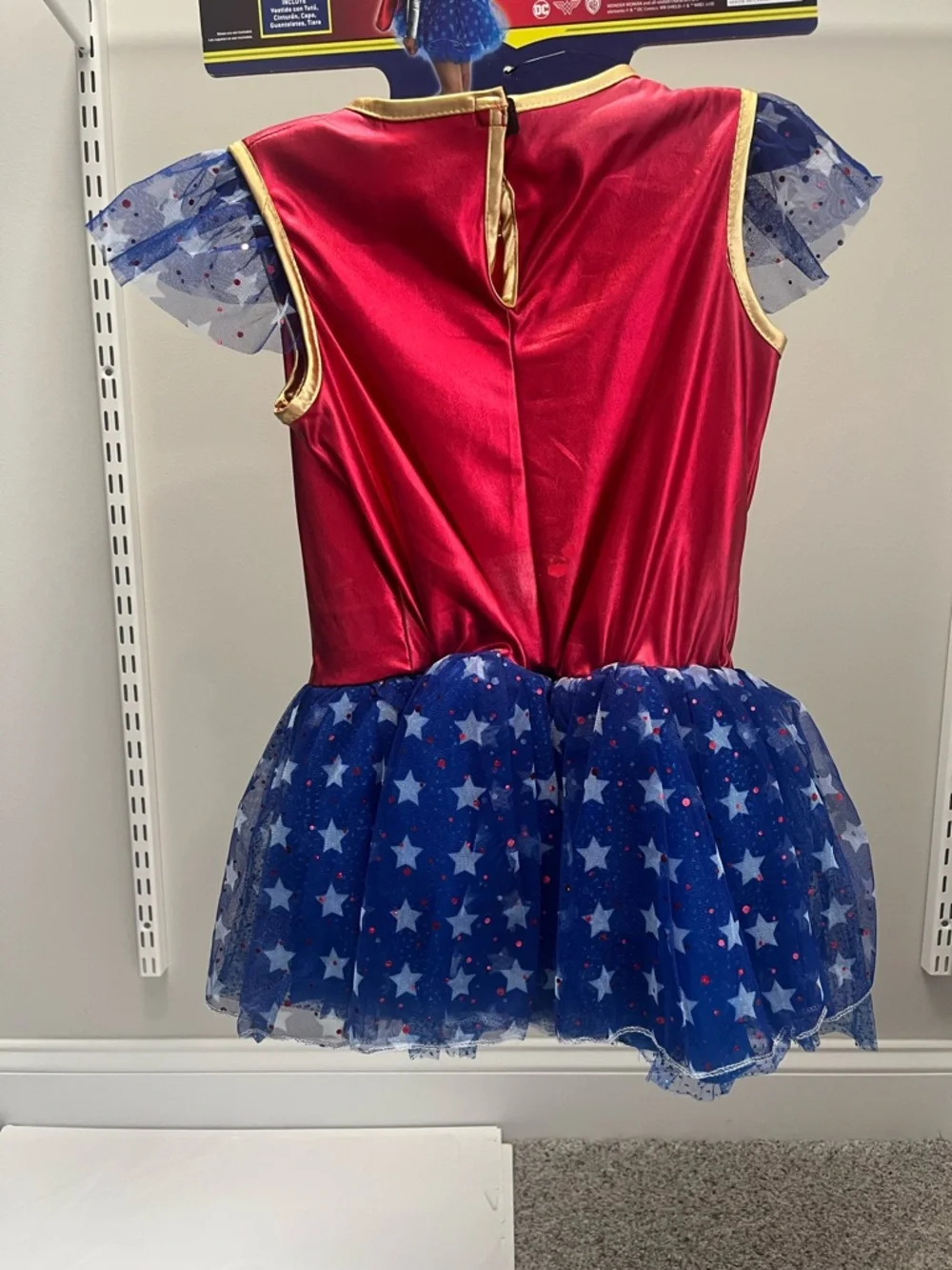 Rubie's Wonder Woman Costume Dress in Red, Blue & Gold